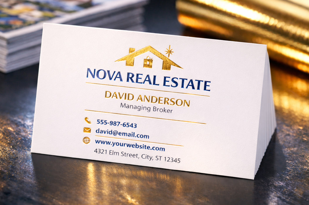 Soft Touch Laminated Business Cards 22pt