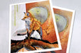 Archival Fine Art Print of a fox in watercolor painterly style On 19mil epson fine art paper