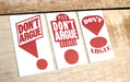 14pt Uncoated Business Cards for Don't Argue! Pizzaria | Clubcard Printing USA