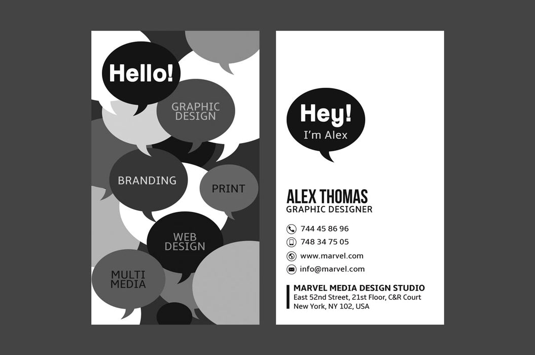 Hello Business Card Template