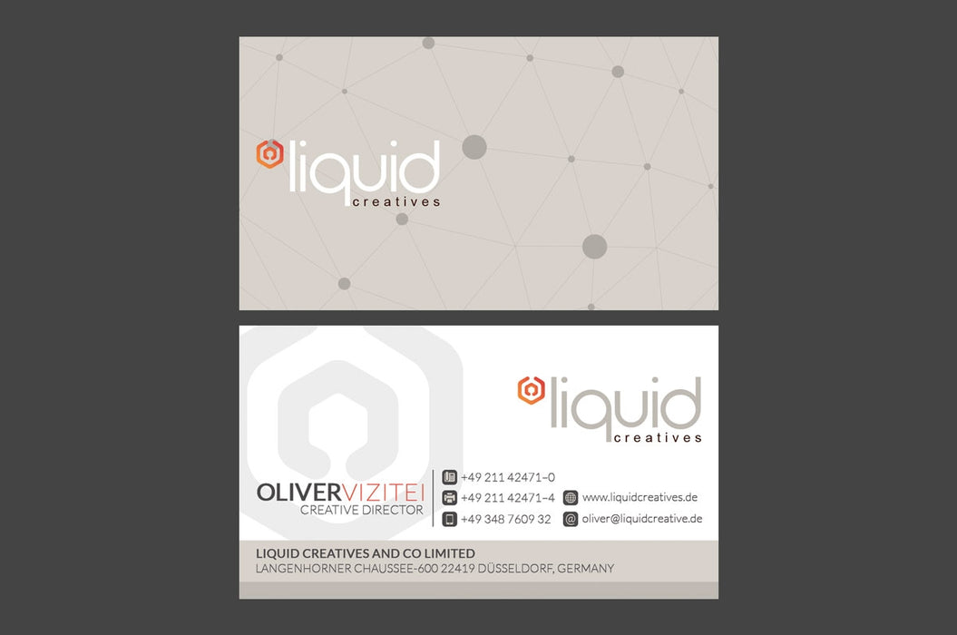 Liquid Business Card Template