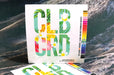 image of clear sticker printed in full color plus white ink cut to custom shape on white backer| Clubcard Printing